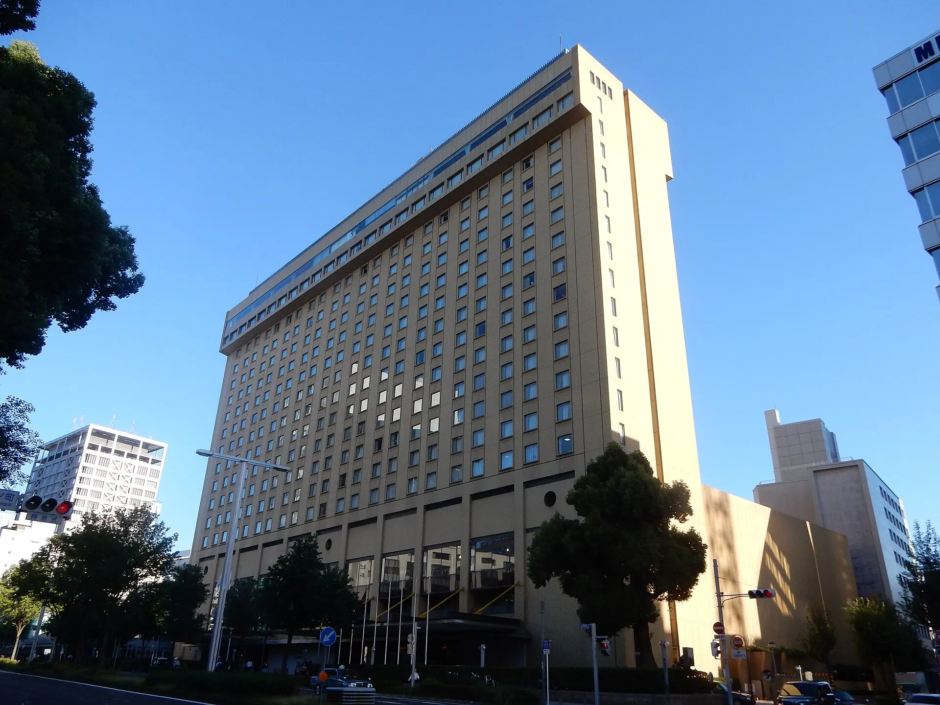 名古屋観光ホテル エスパシオが入る名古屋観光ホテルの外観