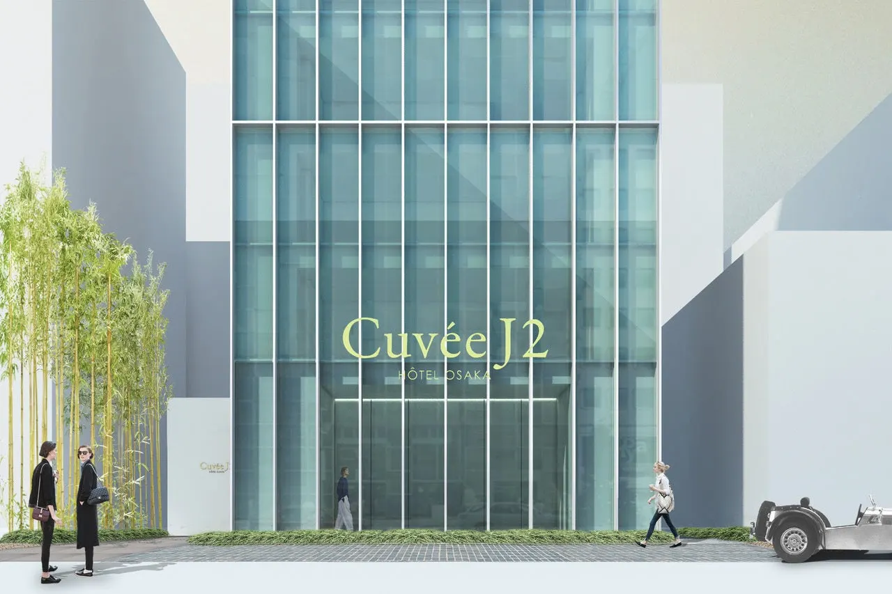 キュヴェJ2ホテル大阪by温故知新・SLHホテルのCuvée J2 Hôtel Osaka by 温故知新の建物外観（2023年公開資料、撮影年不明）